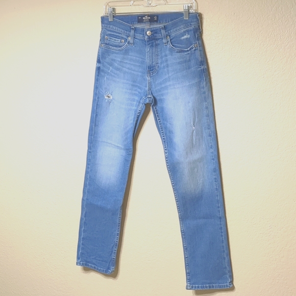 Hollister Other - A8--HOLLISTER (DISTRESSED SLIM STRAIGHT) JEANS